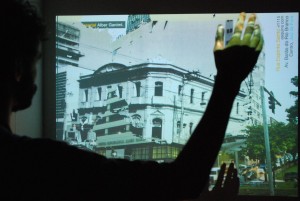 "Memorias apenas visuais". Obra interativa integra a exposição Geografias Imaginárias - Subjetividades Mediadas